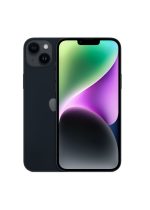 Dark blue smartphone shown from front and back, with a dual‑camera rear module and a colorful wallpaper on the screen