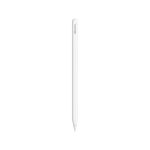 Vertical shot of a white Pencil Pro stylus with rounded tip against a plain white background, showing the side label 'Pencil Pro'.
