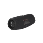 Black JBL portable Bluetooth speaker with textured fabric grille and round end cap on the left side.]','JBL cylindrical Bluetooth speaker with control buttons on top and a red JBL logo on the fabric exterior.','Compact black JBL speaker shown on its side, highlighting the fabric grille and side button area.','JBL wireless speaker designed for outdoors: cylindrical shape with rugged mesh exterior.','JBL portable speaker with circular end and breathable fabric cover, a compact cylindrical design.