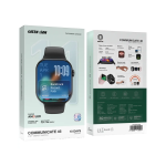 Two Green Lion Communicate 46 smartwatch boxes shown side by side, front and back views, highlighting packaging visuals.