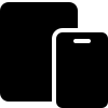 Decorative: solid black square with no meaningful content for screen readers (pure decoration).