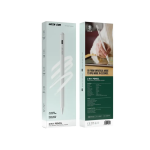 Two Green Lion 2-in-1 pencils packaging shown from front and back on mint-toned boxes with branding and product details.