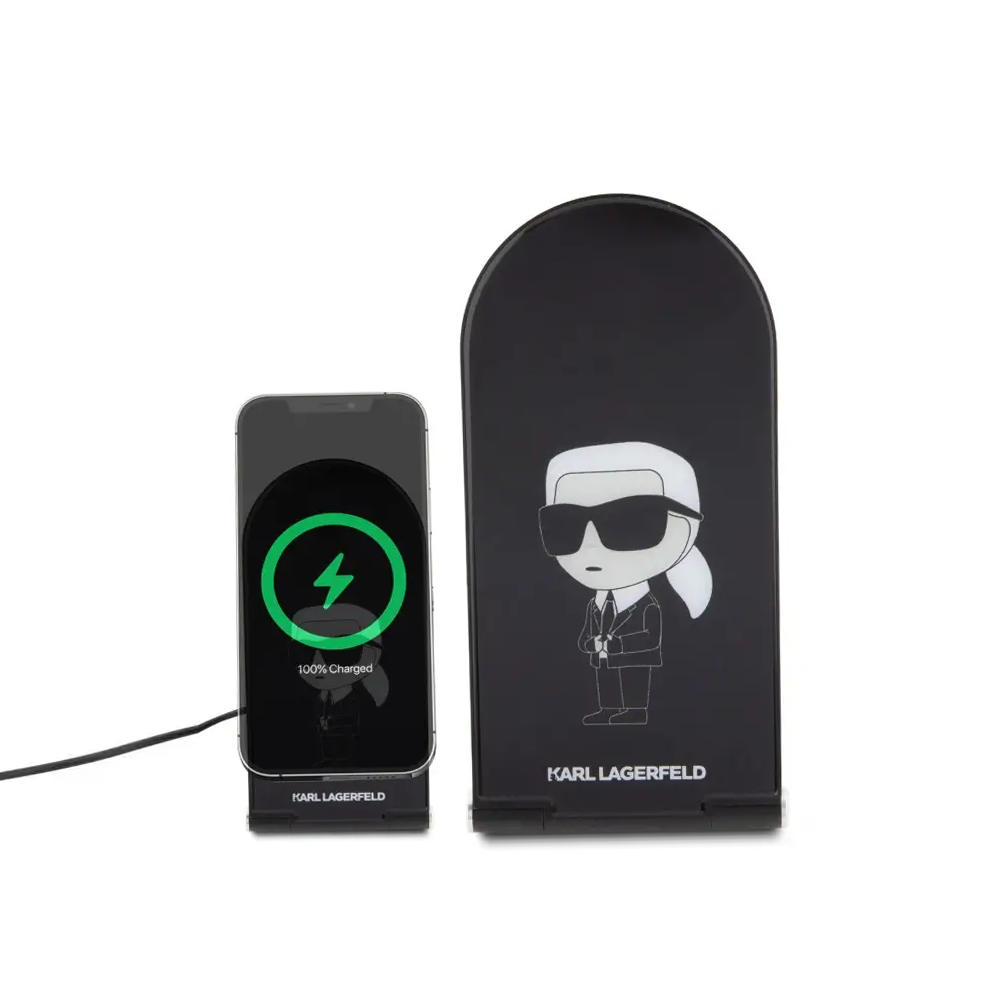 karl-lagerfeld-ikonik-wireless-magsafe-desk-charger-pad-monternos-diplos-as - PRIME TECH